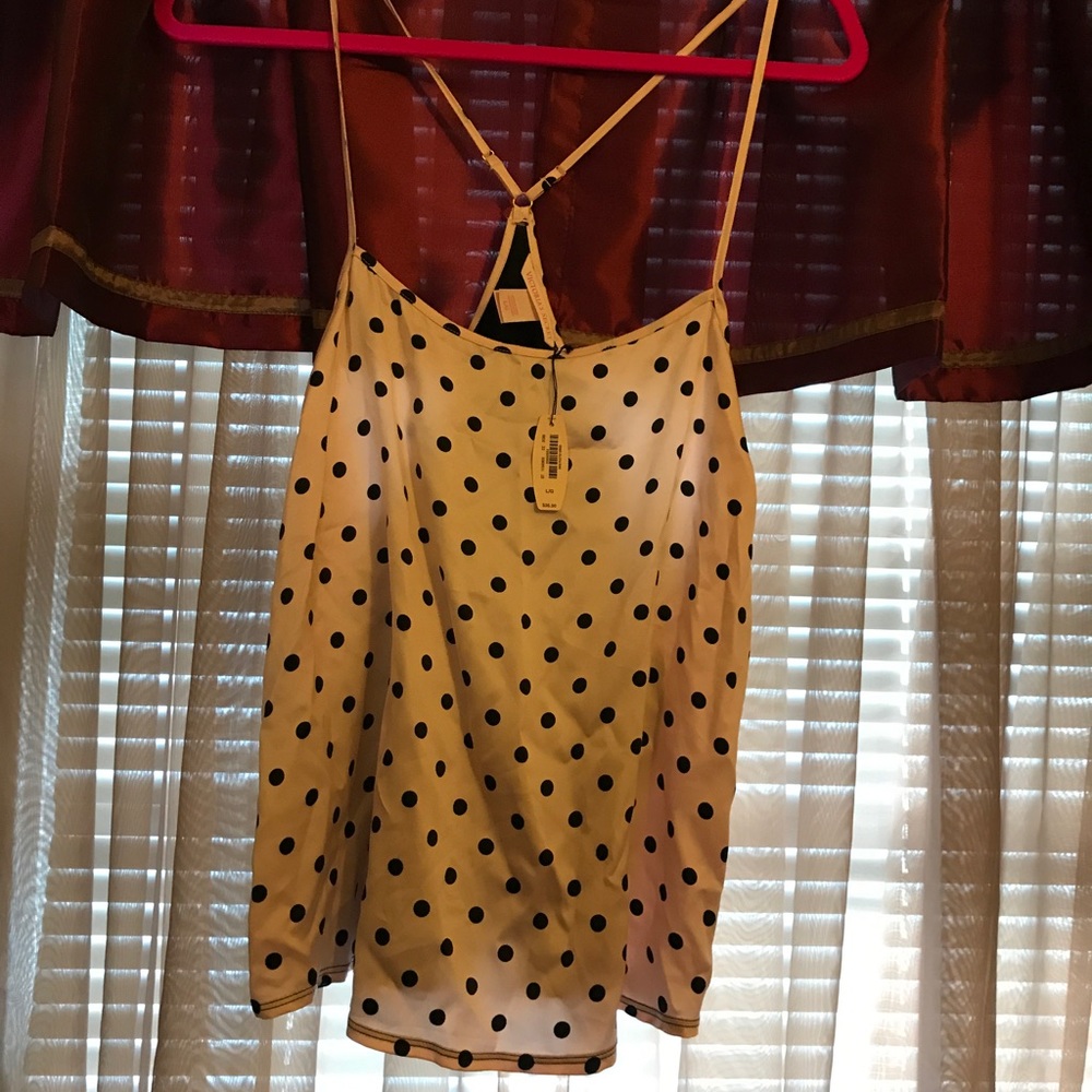 Brand new set of 2 Victoria secret satin tank tops
